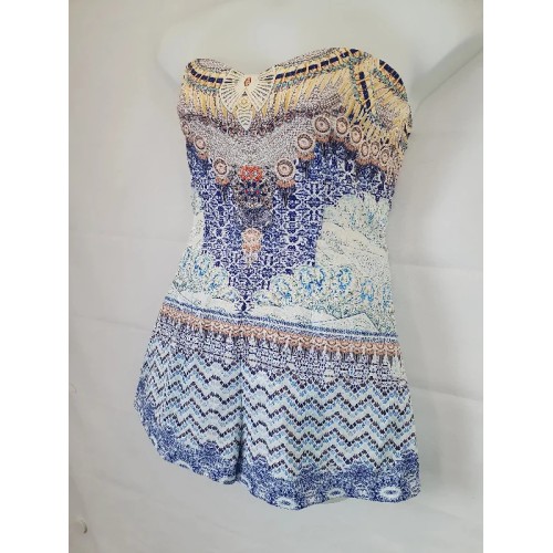 Mia Strapless Playsuit Size 12