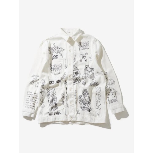 Goodhood x Rebel Yuth Hand Customised Store Worker Jacket - Large No 2