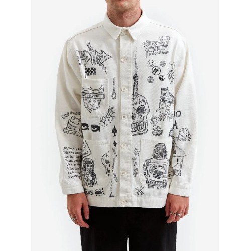 Goodhood x Rebel Yuth Hand Customised Store Worker Jacket - Large No 2