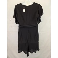 City Chic Flutter Sleeve Classic Chiffon Playsuit Size 16