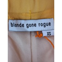 Blonde Gone Rogue Sunshine Plunge Flared Leg Jumpsuit Size XS