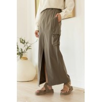 Ellie Cargo Skirt in Olive