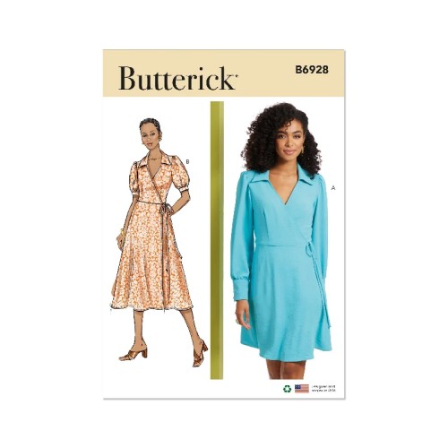 Butterick Sewing Pattern B6928 Misses' Dress in Two Lengths