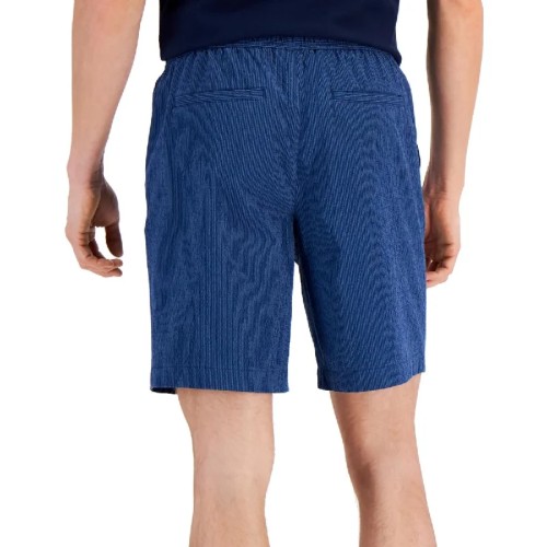 Alfani Mens Seersucker Striped Casual Shorts