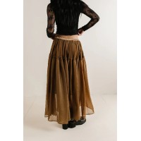 Terrin Tulle Skirt in Olive