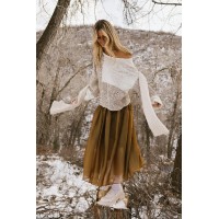 Terrin Tulle Skirt in Olive