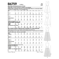 Butterick sewing pattern 6759 Misses' Dress, Sash and Belt