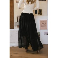 Terrin Tulle Skirt in Black