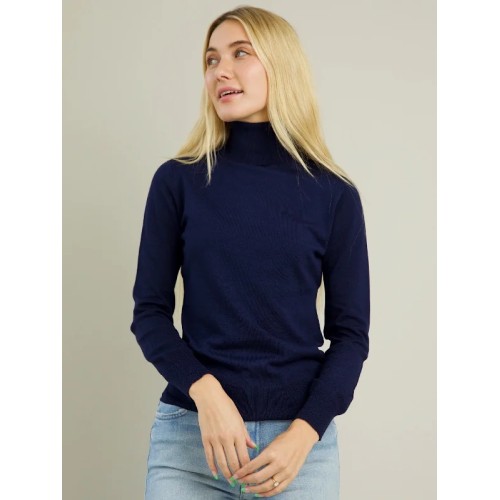 Blythe Turtleneck - Navy