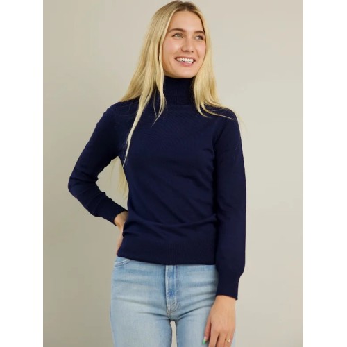 Blythe Turtleneck - Navy