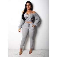 FZ Women's Multi Color Sweater Pants Suit