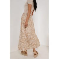 Kai Printed Skirt in Khaki